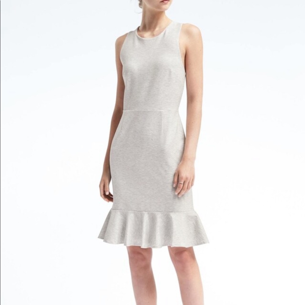 Banana Republic cross back ponte dress NWOT sz12